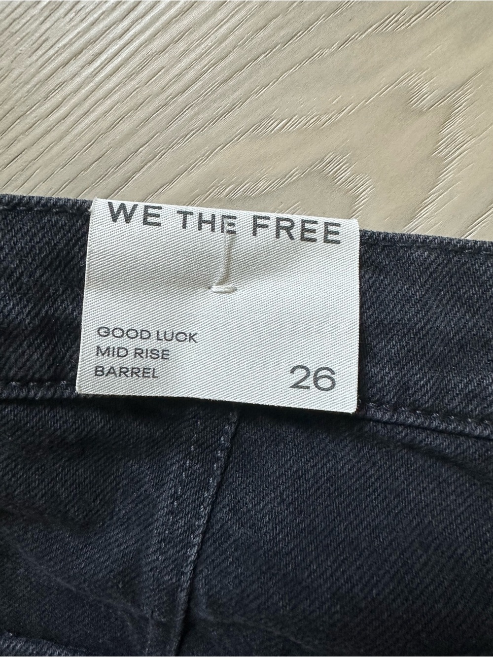 NWT We The Free Good Luck Mid-Rise Barrel Jeans - Picture 15 of 16
